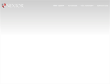 Tablet Screenshot of nextor.se